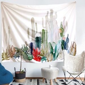 Cactus tapestry